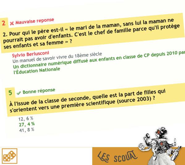 visuel SCOUAT - Quizz sexisme