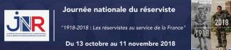 Bandeau de la Journée nationale des réservistes 2018