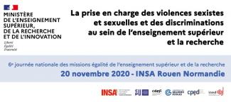 La prise en charge institutionnelle des violences sexistes et sexuelles et des discriminations au sein de l’enseignement supérieur et la recherche